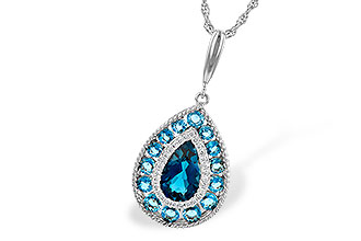 M199-58427: NECK 2.55 TW BLUE TOPAZ 2.65 TGW