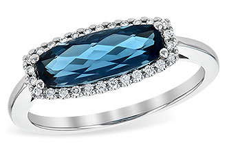 M199-59345: LDS RG 1.79 LONDON BLUE TOPAZ 1.90 TGW