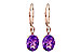 M199-62909: EARR 2.85 TW AMETHYST 2.90 TGW (9x7MM AMY)
