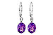 M199-62909: EARR 2.85 TW AMETHYST 2.90 TGW (9x7MM AMY)