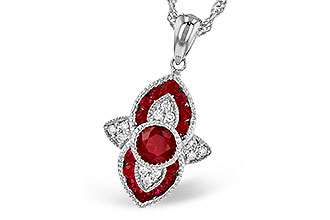 M282-30254: NECK .63 TW RUBY .70 TGW