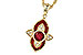 M282-30254: NECK .63 TW RUBY .70 TGW