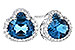 M282-33845: EARR 2.60 TW LONDON BLUE TOPAZ 2.81 TGW