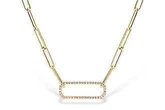 M283-18445: NECKLACE .50 TW (17 INCHES)