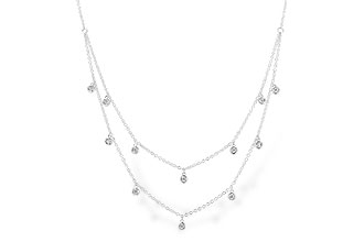 M283-19345: NECKLACE .22 TW (18 INCHES)