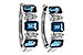 M284-11154: EARRINGS 1.37 TW LONDON BLUE TOPAZ 1.48 TGW