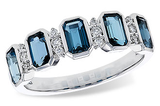 M284-12027: LDS RG 1.46 TW LONDON BLUE TOPAZ 1.58 TGW