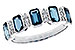 M284-12027: LDS RG 1.46 TW LONDON BLUE TOPAZ 1.58 TGW
