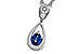 M284-12045: NECKLACE .21 SAPPHIRE .27 TGW (4x3 SAPP)