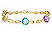 M284-12945: BRACELET 7.09 TW SEMI-PREC (GT,CIT,AMY,G.AMY,BT)