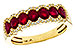 M284-16554: LDS WED RG 1.40 TW RUBY 1.57 TGW