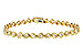 M284-16609: BRACELET 2.15 TW FANCY CUT DIAMONDS
