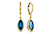 M284-16627: EARR 2.42 TW LONDON BLUE TOPAZ 2.50 TGW (9x5MM MQ)