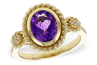 M284-17481: LDS RG 1.38 AMETHYST 1.40 TGW (9x7MM AMY)