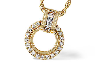 M284-17536: NECKLACE .12 BAG .33 TW